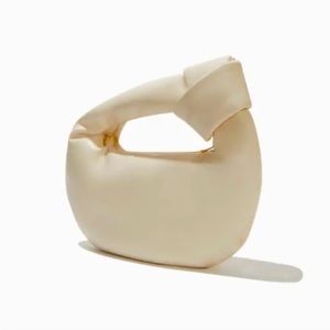 Melie Bianco Alexandra Top Handle Bag in Cream